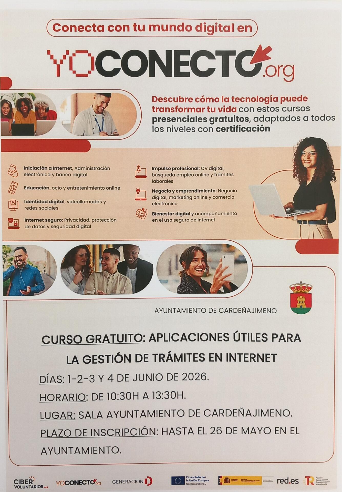 CURSO GRATUITO: APLICACIONES ÚTILES PARA LA GESTIÓN DE TRÁMITES EN INTERNET. 